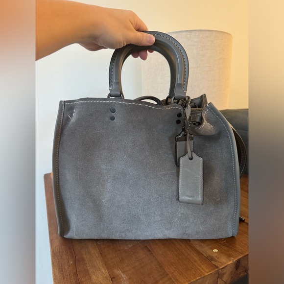 COACH Suede Rogue in Gray - Picture 8 of 13